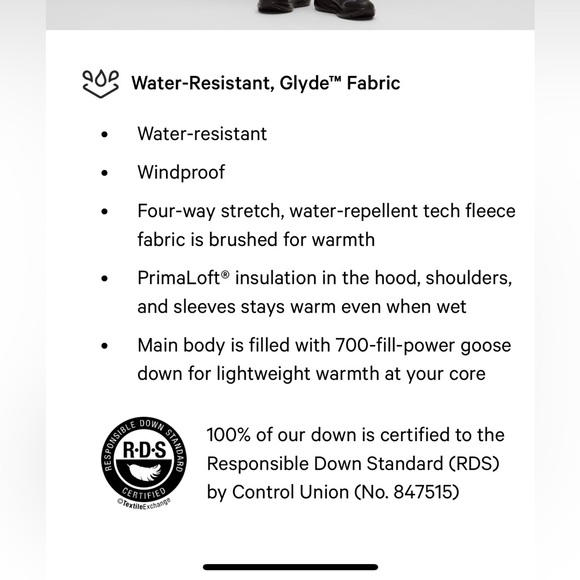 Lululemon Down For It All Black Puffer Jacket with hood - Picture 13 of 13